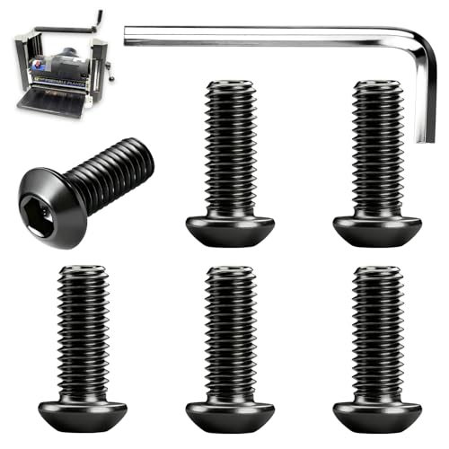 6 Pcs 1345880 5140054-60 Knife Locking Bar Screws, Fit for Delta 22-560, 22-555, 22-580 Planers, Alloy Steel Planer Blade Screw, for Secure The Blade Head of The Planer Holder, with Hex Wrench