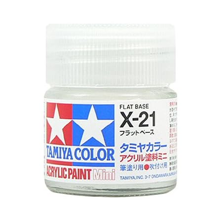 Amazon タミヤカラー アクリルミニ X 21 フラットベース 光沢 カラー塗料 通販