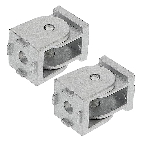 CHILDWEET 2pcs Zinc Alloy Flexible Pivot Joint Connector for 2020 Aluminum Profile Extrusions, Pivot Joint for Mechanical Assembly, Sturdy 2020 Series Hinge Set