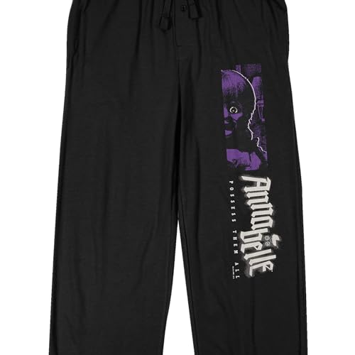 Bioworld Annabelle Possess Them All Men's Black Sleep Pajama Pants2