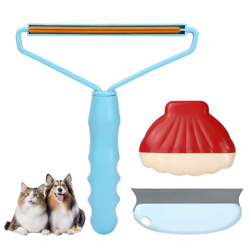Pet Hair Removal Tool: 3 Pack Cat Dog Hair Removal,