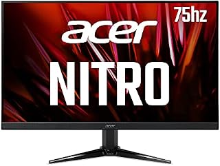 Acer Nitro QG241Ybii 23.8 inch Full HD Gaming Monitor (VA Panel, FreeSync, 75Hz, 1ms, HDMI, VGA, Black)