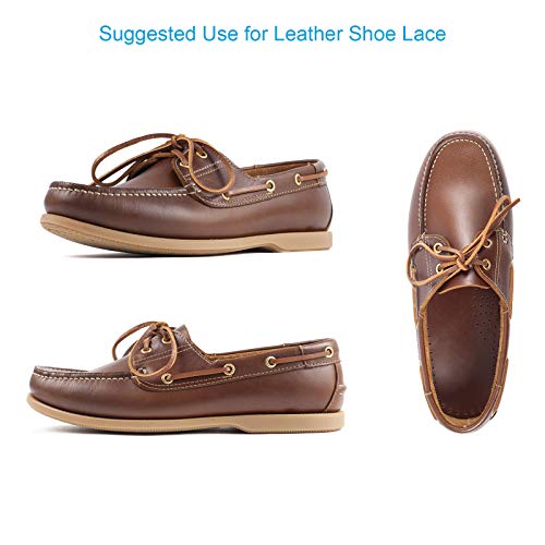 Teeliy Leather Shoelace Boot Lace Boat Shoe Lacing Kit thumb #2