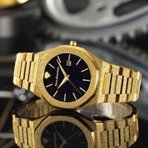 Pierre Richardson Men’s Luxury Watch PR5691 – Silver Frosted Stainless Steel Japanese Quartz, 41mm, 5ATM Water Resistant, Scratch-Resistant Sapphire Crystal Glass, Elegant Dress Watch for Men, Reloj para Hombres - Image 6