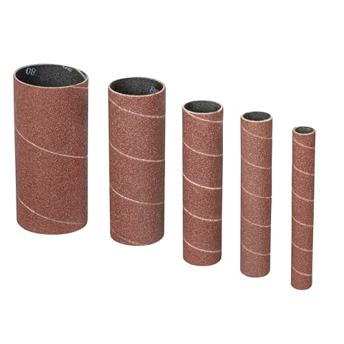 Güde 38364 Schleifzubehör-Set K80 6-tlg. (passend zu Güde #38353 Spindel-Bandschleifmaschine GSBSM 450) Rot