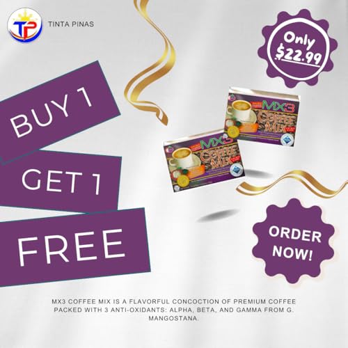 MX 3 Coffee Mix (2box) with Mangosteen Exocarp, Low Acid, 20- Sachets x 20g (200g)