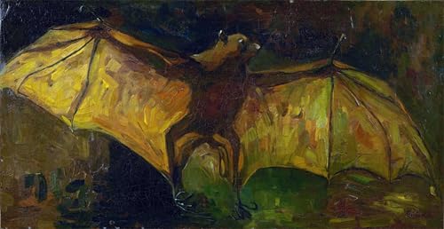 Tableaux Vincent Van Gogh affiche de la chauve-souris décoration murale en toile 60x90cm
