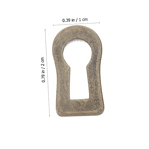 Couvre clé décoratif antique en plaque de serrure pour armoire x40 - 6