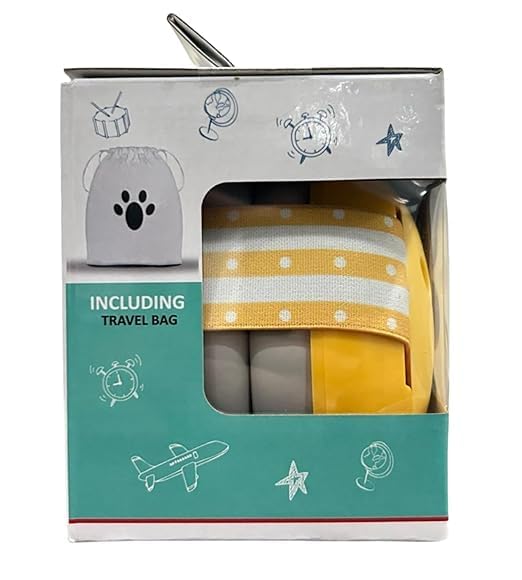 Image of YomauiYee Baby Earmuffs,Bear Infant Headphones Noise Cancelling Baby Ear Protection with Adjustable Headband Sound Proof Headphones, Travel Essentials for Travel