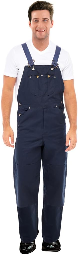 Notus Mens Duck Bib Overall Bib Overall with Adjustable Straps and Convenient Tool Pockets