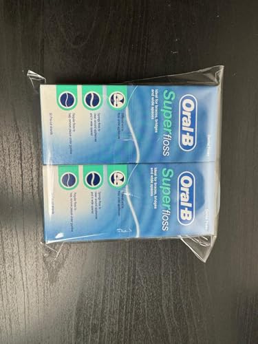 2 x Oral-B superfloss dientes seda 50 hilos