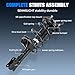 Front Spring Strut Shock Absorber for Mitsubishi Lancer 2008 2009 2010 2011(Manual Transmission), Complete Coil Struts Shocks Absorbers Replace for 172356 172355