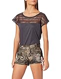 Tolle Farbkombination Stockerpoint Damen Hose Nera Lederhose, Braun (Respato Geäscht Respato Geäscht), 38