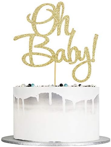 Auteby Oh Baby Cake Topper - Baby Shower For boys and girls