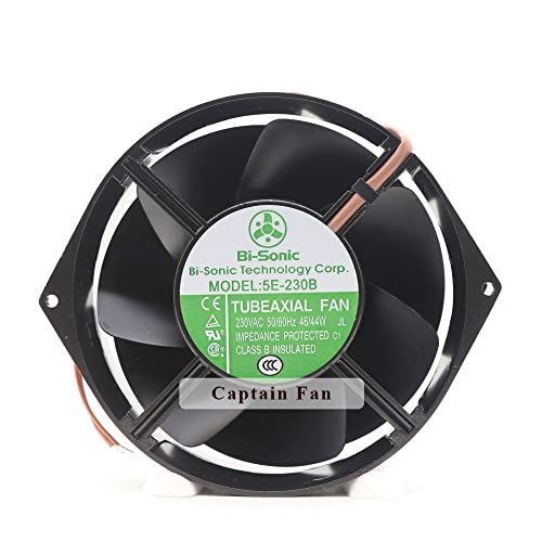 5E-230B AC Fan 230V 46/44W 170x150x55mm 2-Wire for UPS