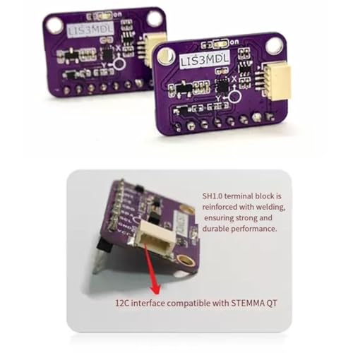 Módulo LIS3MDL magnético compatible con IIC STEMMA QT para medir campos 6