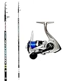 Canna da pesca surfcasting Kolpo Kit da Pesca Surfcasting in Mare con Canna Mulinello e Filo/kit surfcasting