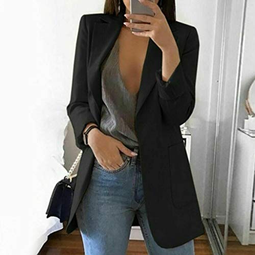 Blazer feminino MEIYIN, 15 cores, plus size, slim, casual, blazer, jaqueta de negócios, casaco longo