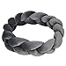 PawHut Hundebett Hundekissen kleine Hunde, Ø55 x 14 cm Hundekorb waschbarer flauschig Hundesofa Hundematte mit weiche Polsterung, Grau