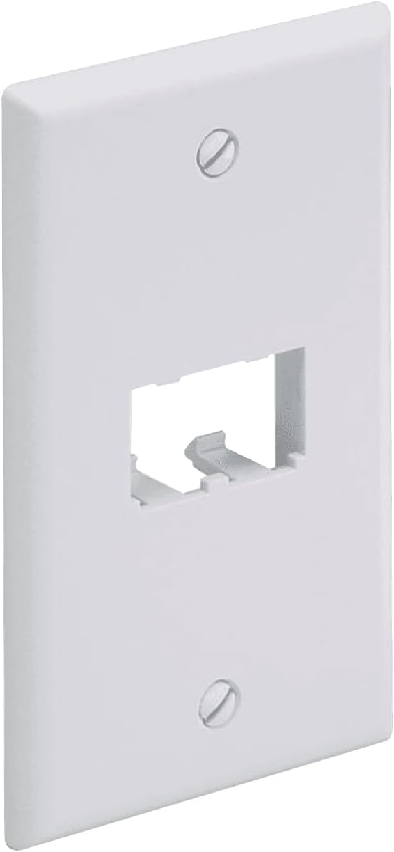 Panduit CFP2WH 1-Gang 2-Port Faceplate, White