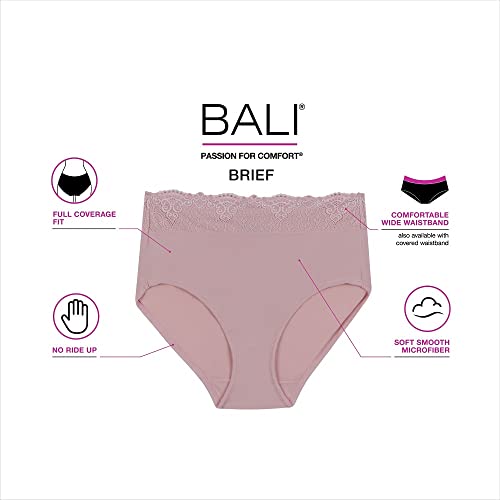 Bali Passion For Comfort Women's Panties, Seamless Brief Underwear For Women, Seamless Stretch Underpants (Colors May Vary) #TOP1