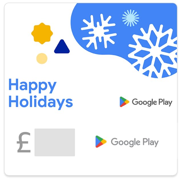 Google Play gift code - give the gift of games, apps and more (Email Delivery - UK Customers Only)