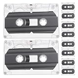 Utilisation polyvalente : ces cassettes audio vierges conviennent à de nombreux usages tels que l’éducation, les projets audio diy, les cadeaux de fête et les journaux intimes