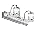 Produktbild 6W Modern LED Vanity Light Wandleuchte 12,6 Zoll Badezimmer Wandleuchte Make Up Spiegel Licht Wasserdicht Beleuchtung Antibeschlag Wandlampe aus Aluminiumlegierung & Acryl 2 Flammig Kaltesweiß Licht