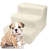 Die Haustiertreppe hilft Ihrem Haustier dabei, Höhenunterschiede zu überwinden. So erleichtern Sie es beispielsweise kleinen oder älteren Hunden mit Gelenkbeschwerden, aufs Sofa oder ins Auto zu gelangen.