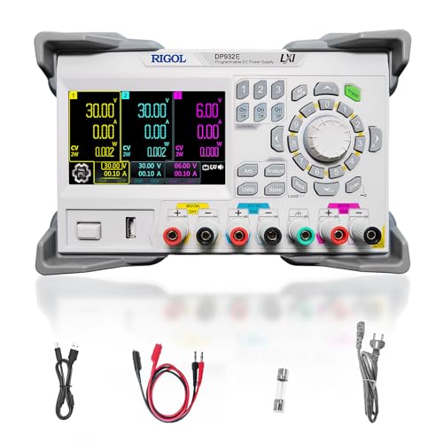 RIGOL Labornetzteil,DP932E Programmable Linear Dc Power Supply,3 Channels,198W Total Power,Maximum Output Range 30V/3A || 30V/3A || 6V/3A