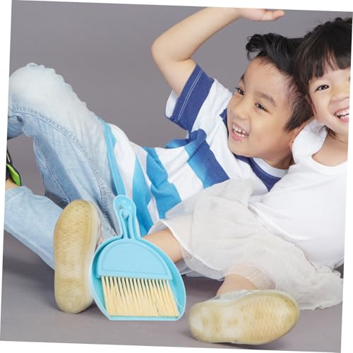 WEKAMOS 2Satz Mini Besen und Kehrschaufel Set für Kompaktes Reinigungsset für Schreibtisch Sofa und Tastaturreinigung Ergonomisches Design Langlebig – Bild 5