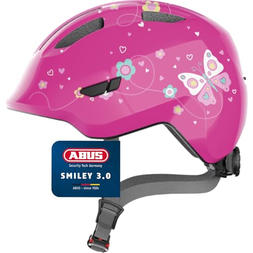 ABUS Casque Smiley 3.0 pour enfants - Casque de vélo avec coupe basse, designs adaptés aux...