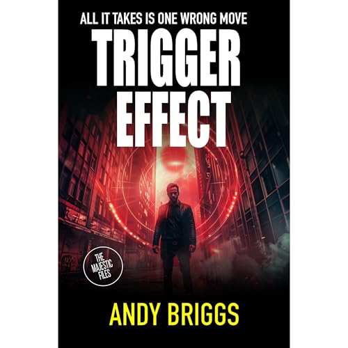 Trigger Effect Audiolibro Por Andy Briggs arte de portada