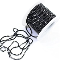 10 Yards/Roll Crystal Strass Rhinestone Trim SS6 2Mm Colored