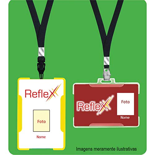 Reflex 811, Cordão para Cracha, Multicolor, Pacote de 12