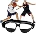 Toddmomy 2pcs Basketball Training Glasses Anti-Low Head Sports Goggles for Improved and Ball Handling Fit Soft Comfort Black
