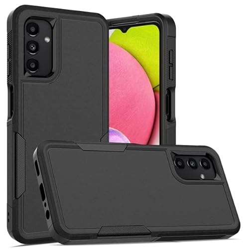 ZUSLAB Galaxy A34 5G Rugged Defender Protective Heavy Duty Shockproof Dustproof Cover for Samsung (2023) - Black