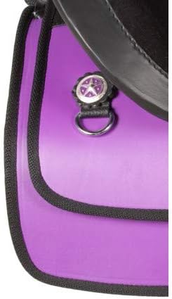 Western Barrel Racing Handmade Synthetic Cordura Horse Saddle Lightweight Trail Tack Equestrian Get Matching Headstall, Breastplate & REINS, Size: 10-18 inches Seat, DD24