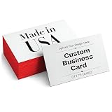 Custom Business Cards, Full Color Printing, Glossy Cardstock, 100-1000 Qty