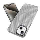 paisiruyi iPhone 14 Plus ケース iPhone 15 Plus ケース Magsafe対応 【立体デザイン】 耐衝撃 スマホケース アイフォン 14/15 Plus 米軍MIL規格 ワイヤレス充電対応 落下防止 ストラップホール付き 傷防止 滑り止め 軽量 おしゃれ （シルバー）
