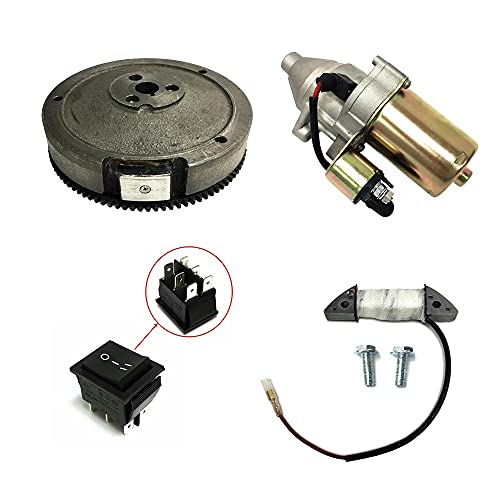 Electric On-Off Switch Starter Upgrade Kit for Predator 6500 Watt 420cc Recoil Generator & 5000 5500 6500 Watts 11HP 13HP Manual Cable Start Generator