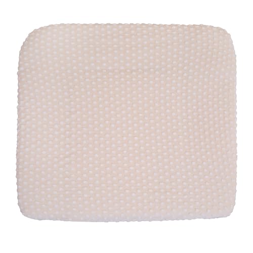 roba Spannbezug für Wickelauflagen 85 x 75 cm Frosty Almond - Abnehmbarer Bezug aus Bio-Baumwolle für Wickelunterlagen - GOTS & Oeko-Tex 100 zertifiziert - Beige