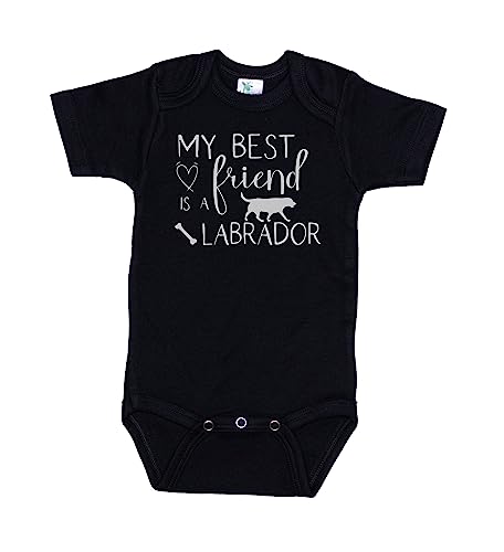 Image of Ebenezer Fire My Best Friend Is A Labrador/Lab Onesie/Unisex Newborn Bodysuit