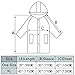 Bienvenu Transparent Raincoat for Women Rain Ponchos for Adult Waterproof rain jackets,One Size