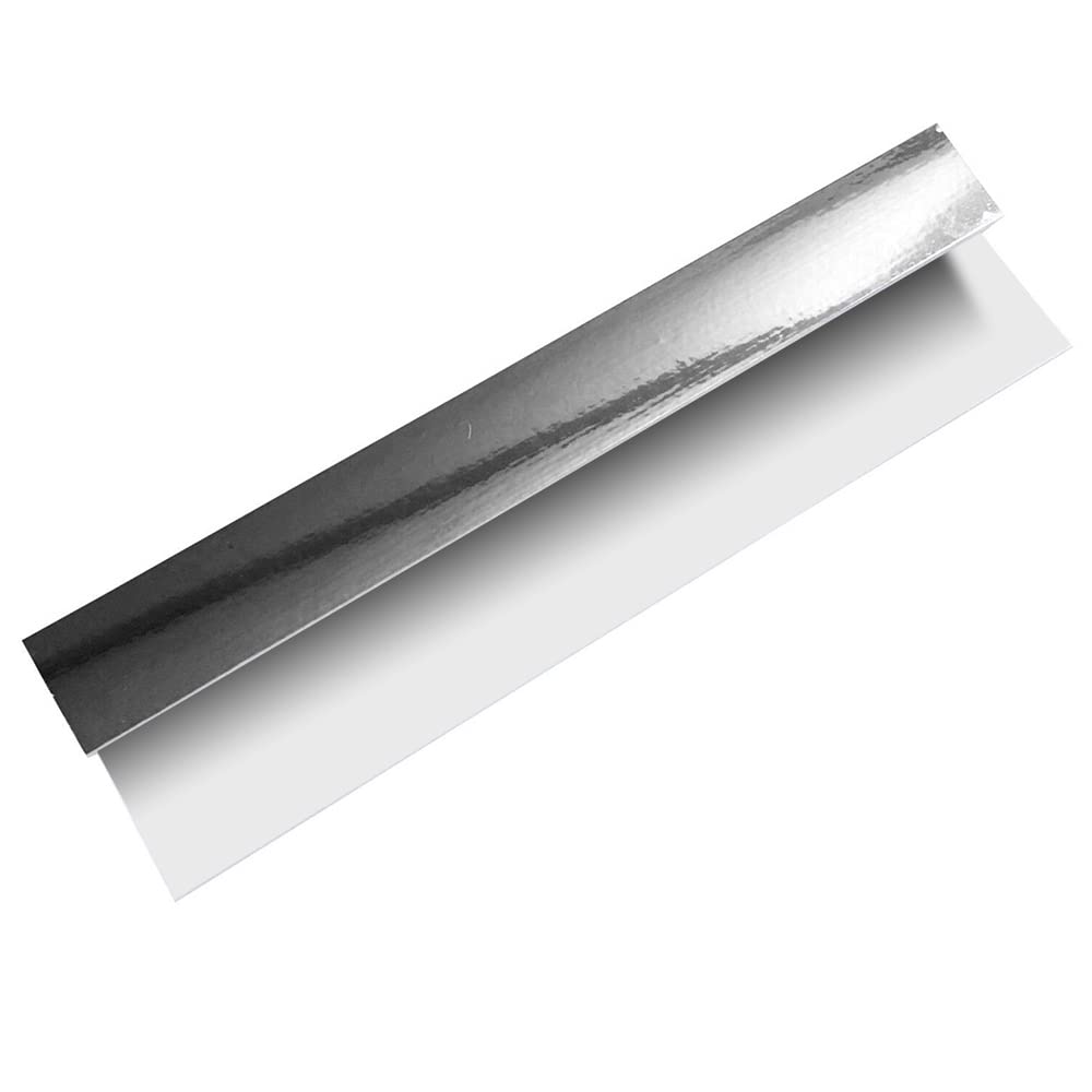 NRG Bathroom PVC Panel Trims End Cap Trim U Finishing Profiles 10mm for Bathroom Wall Panels Shower Wet Room Silver 1 PC โ image 1