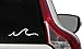 Wave Version 2 Car Die Cut Vinyl Decal Bumper Sticker for Car Truck Auto Windshield Wall Window Ipad Tablet MacBook Laptop Computer Home Custom and More (White)
