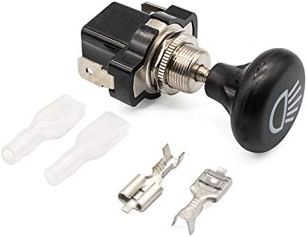 Universal 12V Car Push Pull Headlight Switch Button,for Golf Cart Club Car EZGO Yamaha