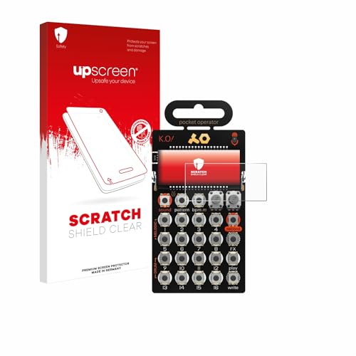 upscreen Scratch Shield Screen Protector compatible with Teenage Engineering PO-33 K.O! - HD-Clear, Anti-Fingerprint