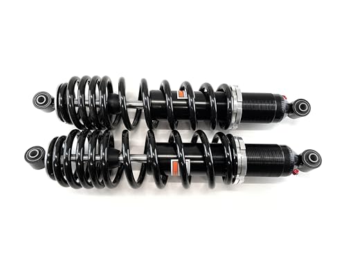 Monster Performance Rear Shocks for Polaris 7044139, Left & Right, Ranger 400 500 570 800, Monotube, Dual-Rate, Responsive Handling, Quality Tested, Gas-charged, Anti-foam, Anti-shear, Adjustable