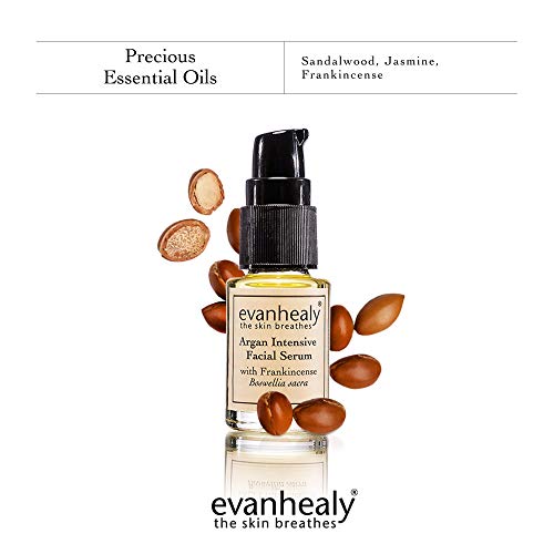 Evanhealy Argan Intensive Facial Serum | Handcrafted Argan Oil With Organic Essential Oils | Nourishing & Rejuvenating Treatment For All Skin Types #TOP4